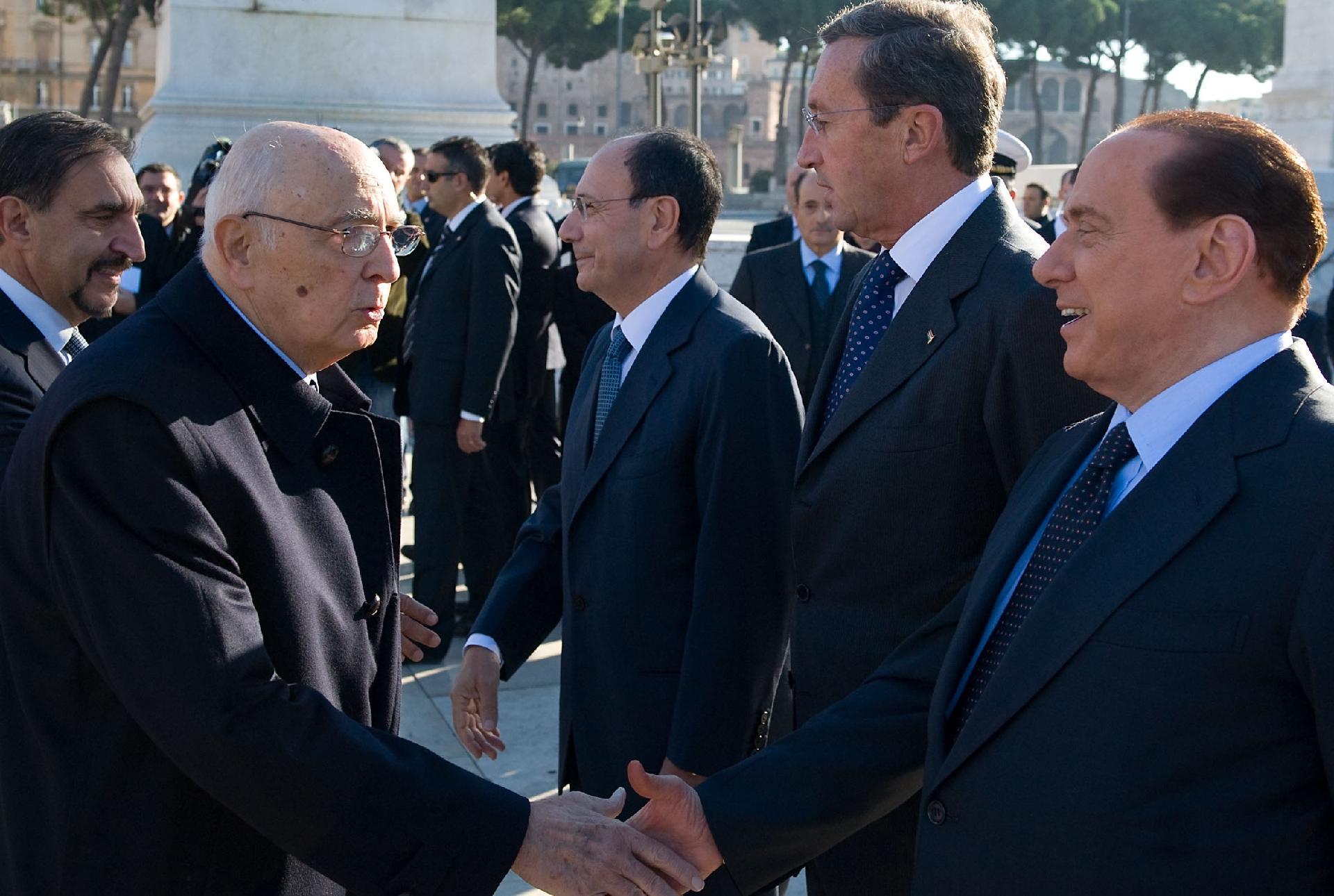 Napolitano e Berlusconi